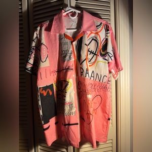 cool thin button up. for the summer thrift